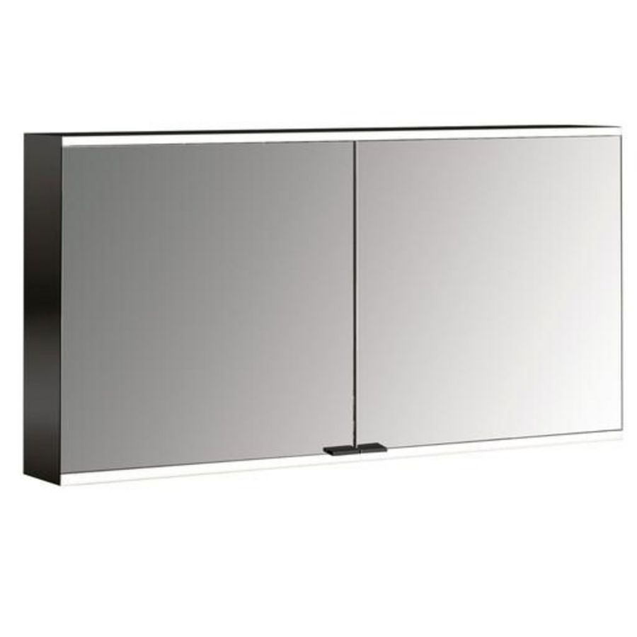 Spiegelkast Prime2 Facelift opbouw 1300mm 2 deur Ip 20 Zw