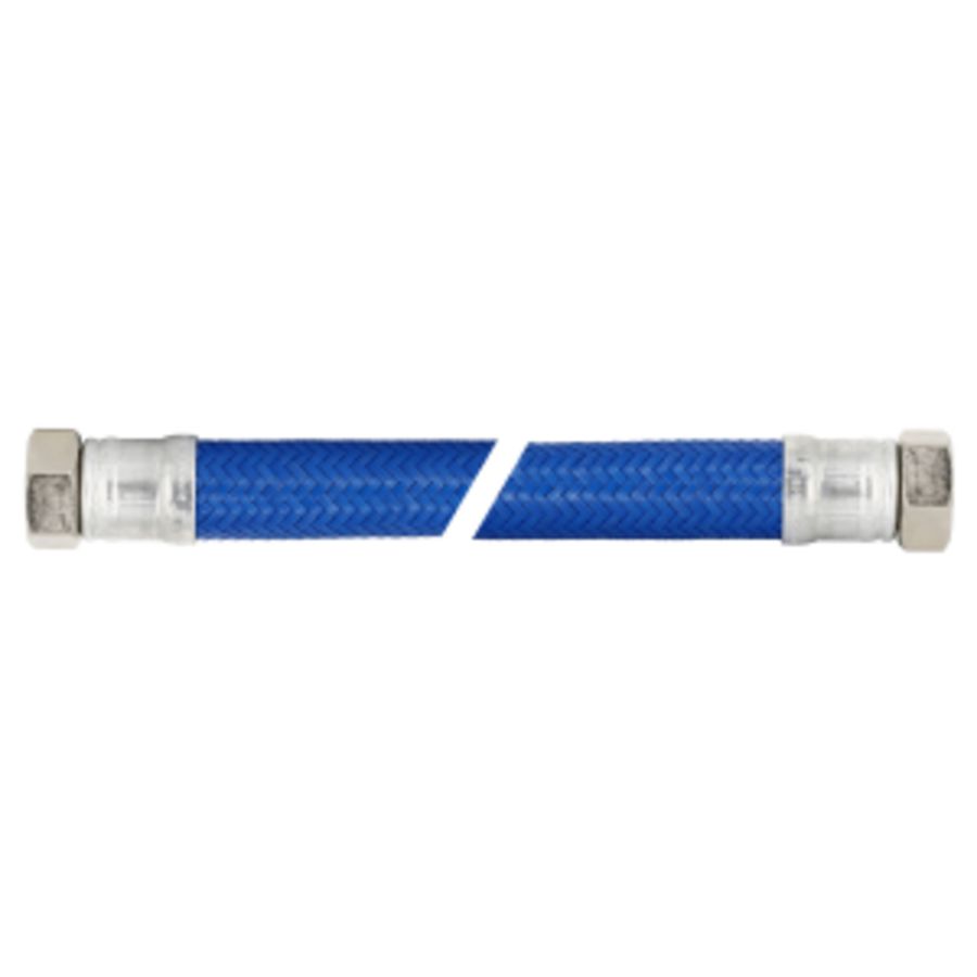 Slang flexibel EPDM 1 bix1 bi 100 cm blauw VVE=80