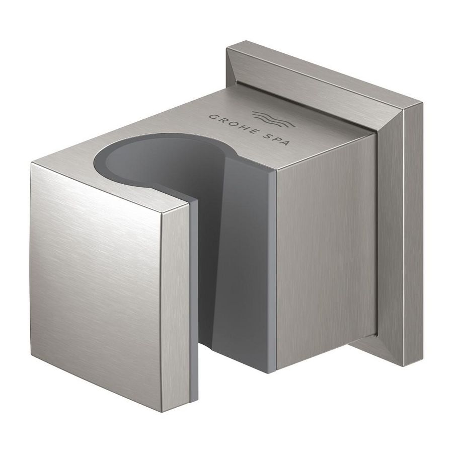 Allure brillliant wanddouchehouder supersteel (rvs look) (Spa colors coll.)