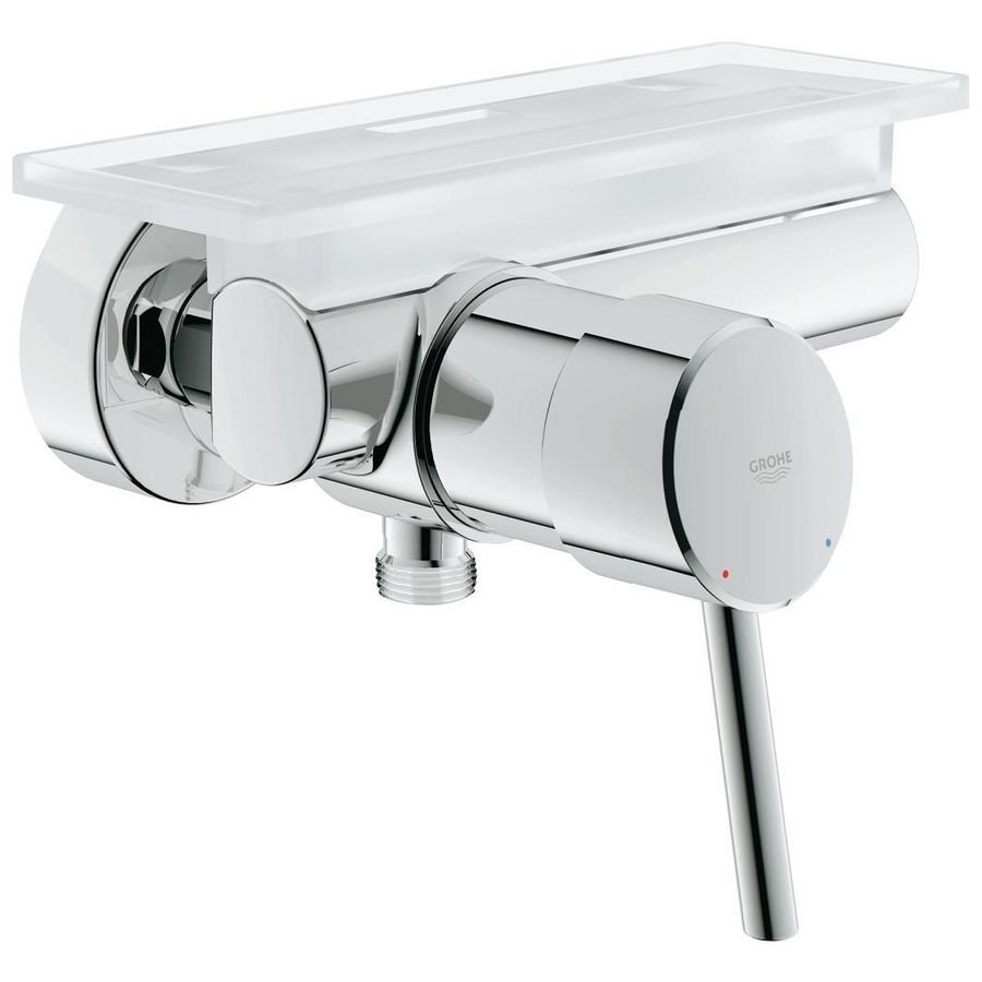 Concetto douchekraan chroom hoh 150mm incl. S-koppelingen