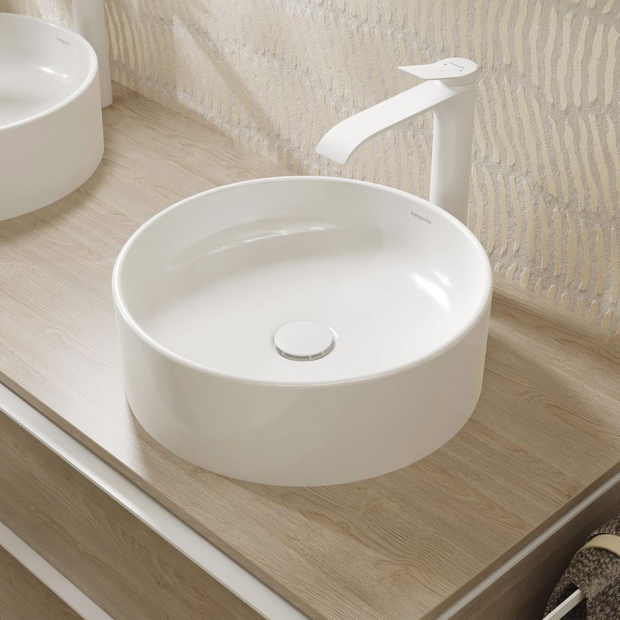 hansgrohe Afvoerplug dichte pl. wast/bidet mat wit