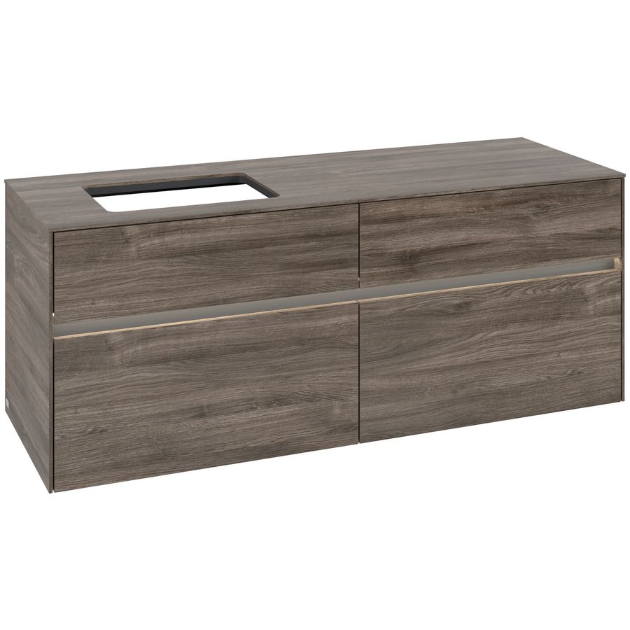 Wastafelonderkast Collaro 1400x548x500mm Sto.Oak C117B0RK