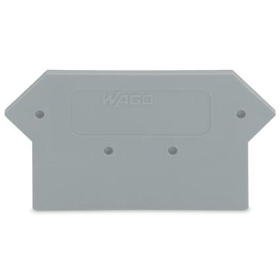 Afsluit-+tussenplaat 3mm grijs 281-316 VVE=25