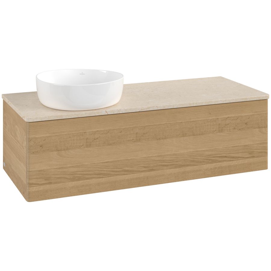 Wastafelonderkast Antao 1200x360x500mm Honey Oak L33013HN