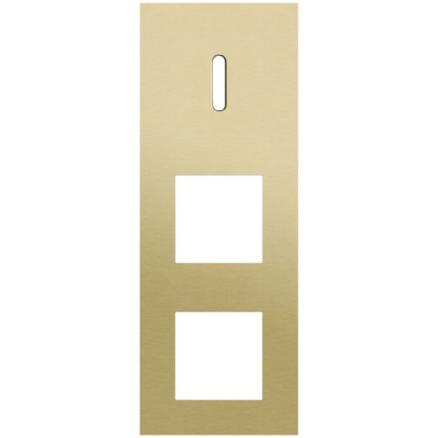 Afdekplaat 3-voud vertic. 71mm centerafst 227-56955