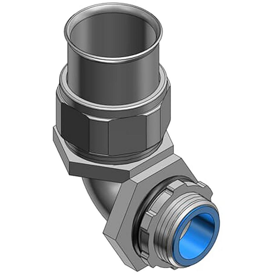 45° Metalen Koppeling met Borgmoer Dichtingsring 3743-TB 1" VVE=5