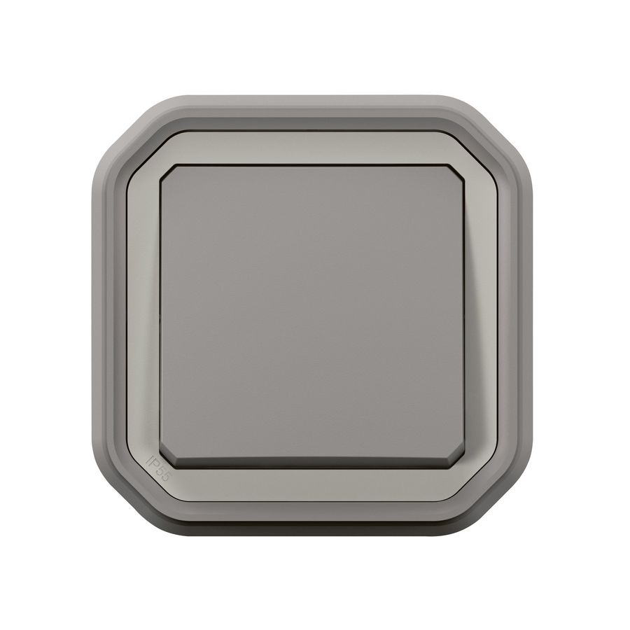 Wissel inbouw compleet IP55 grijs