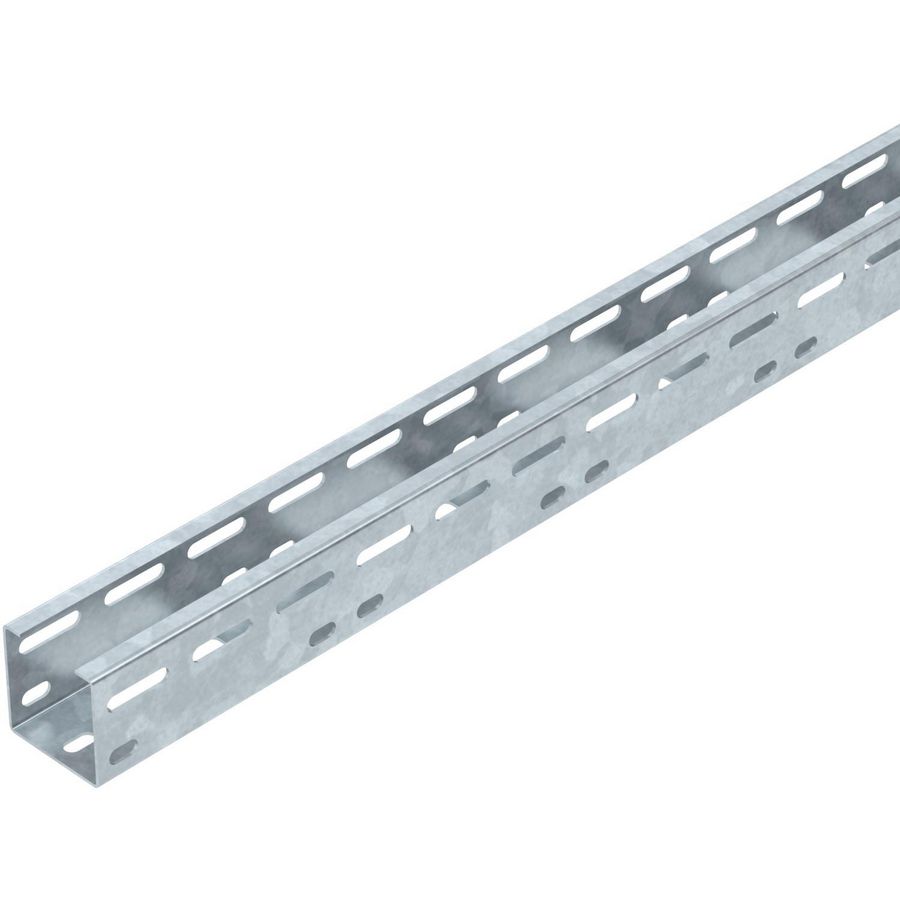 Lengte a 3m. AZ-kanaal speciale perf. 50x50 staal zinkt