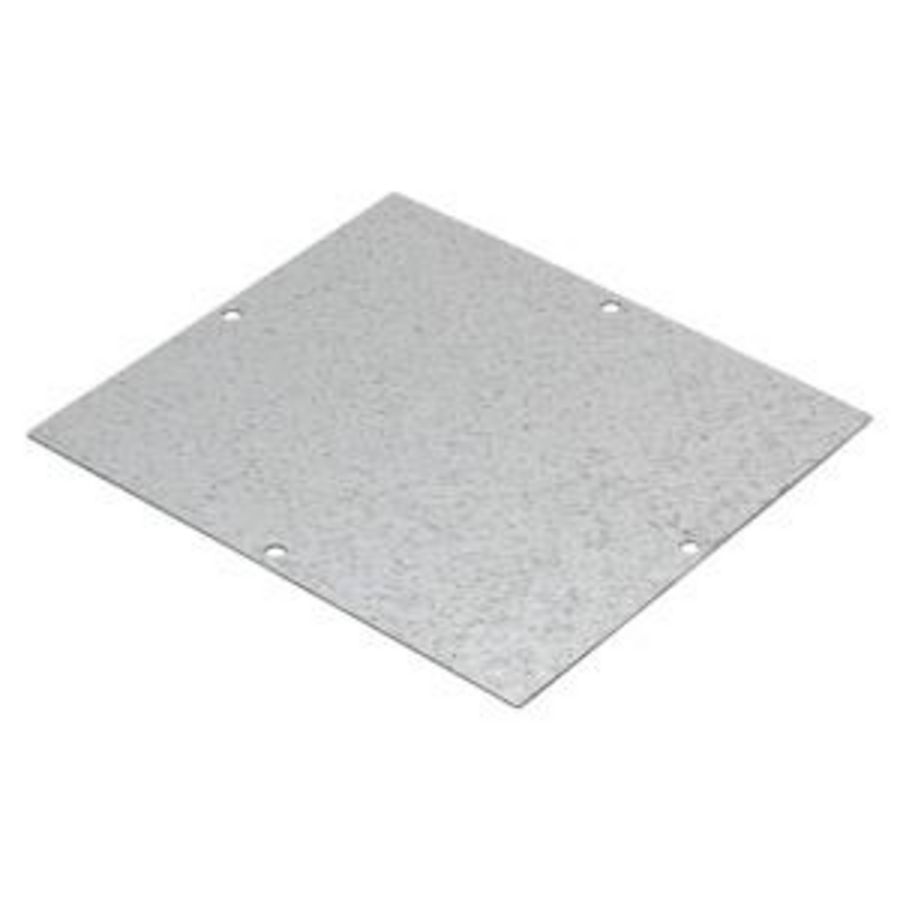 ACHTERPLAAT VAN GEGALVANISEERD STAAL - VOOR DOZEN 155 X 130