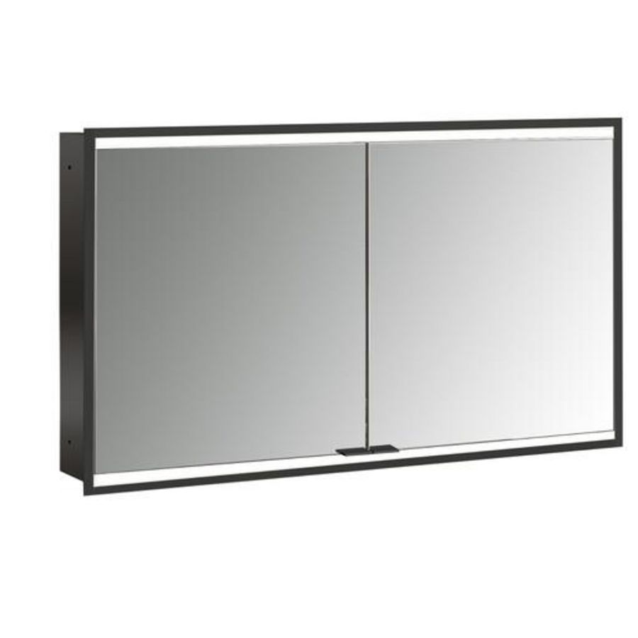 Spiegelkast Prime2 Facelift inbouw 1200mm 2 deur Ip 20 Zw