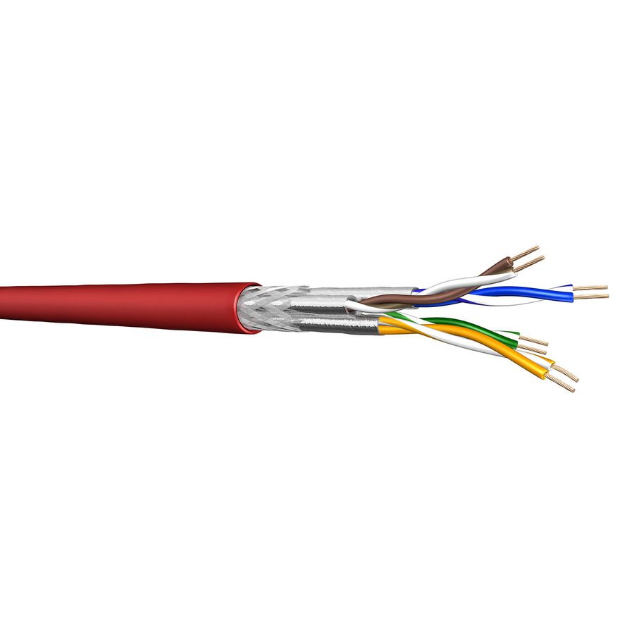 Haspel a 500m. UC900 FLEX CAT7 S/FTP 4P PUR RD# 4x2x26 AWG