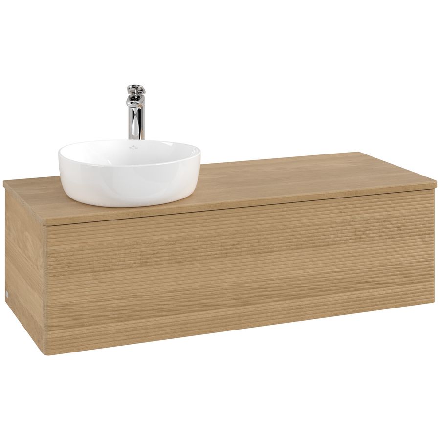 Wastafelonderkast Antao 1200x360x500mm Honey Oak L33151HN