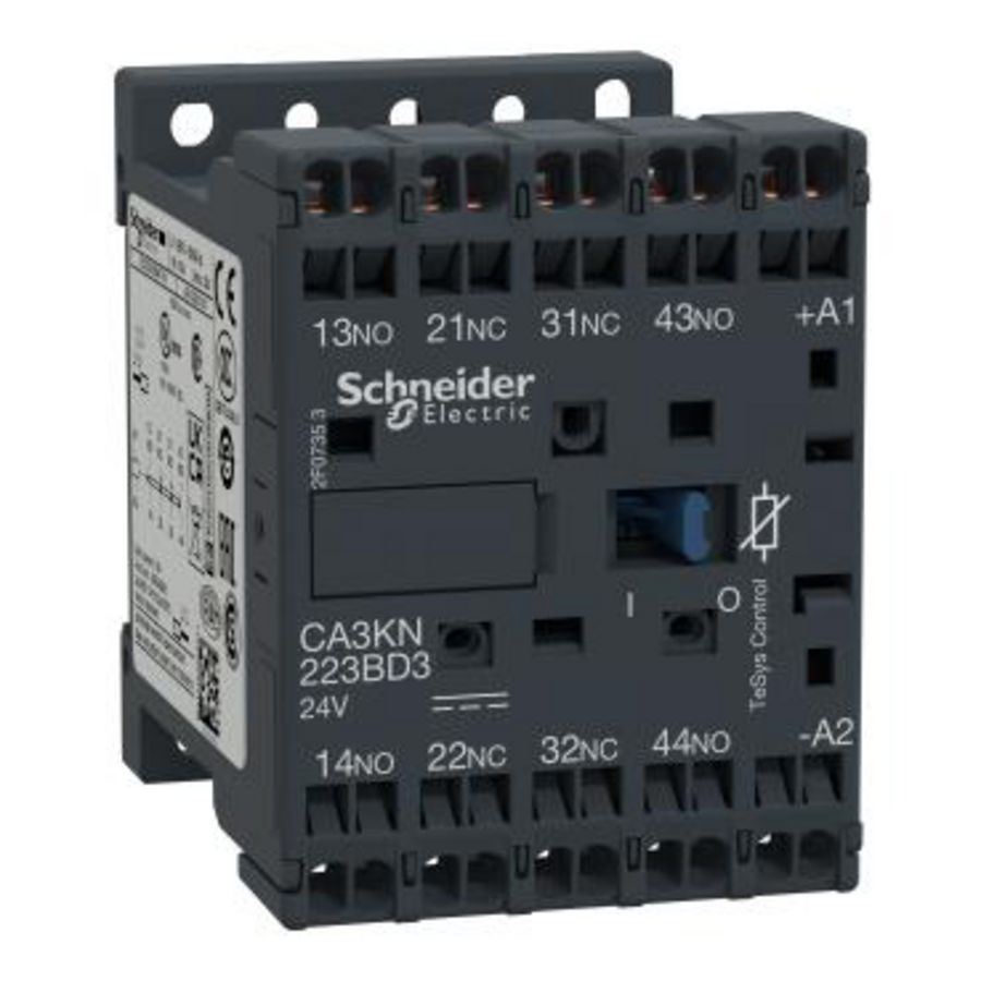 Hulpcontactor 2M+2V <=690V Stuurspanning 24V DC Veerk K