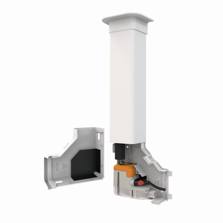 ACTIE Condenspomp Delta Pack 20 l/h incl. goot + bocht RAL 9003