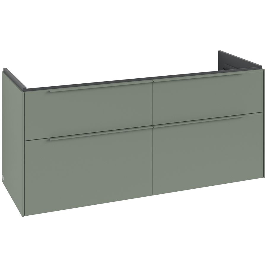 Wastafelonderkastkast SUBWAY 3.0 1272x576x478mm Soft Green C56802AF greep monochroom