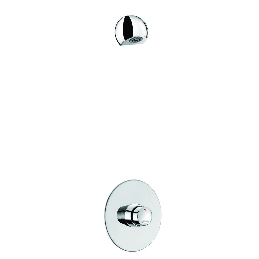 Doucheset m1/2" inbouwkrn zelfsluitend 30sec + 2