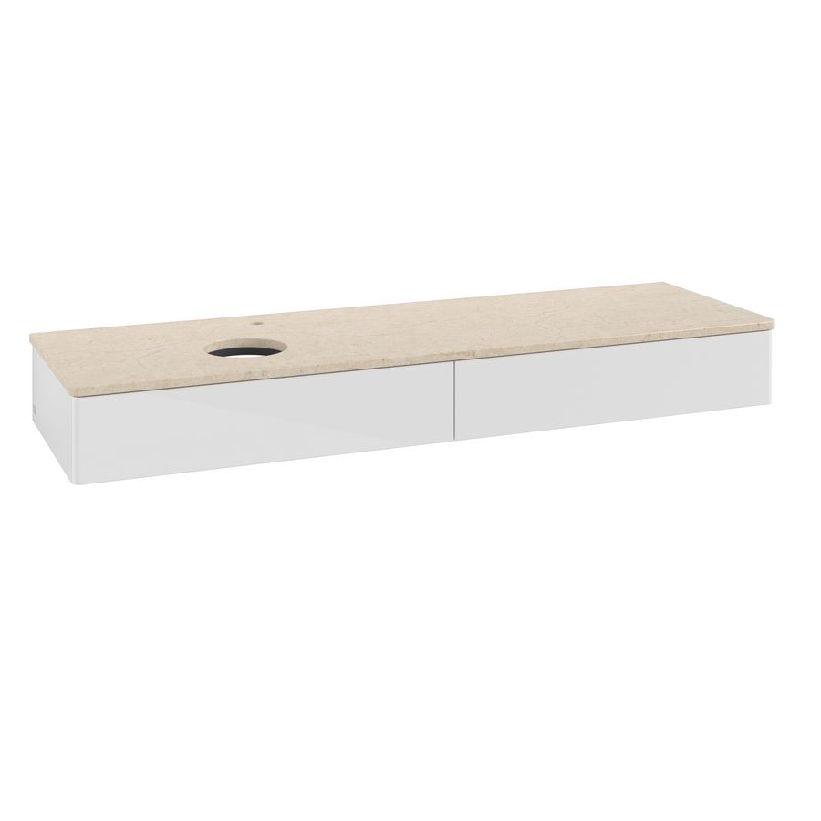 Wastafelonderkast Antao 1600x190x500mm G.White.L L15053GF