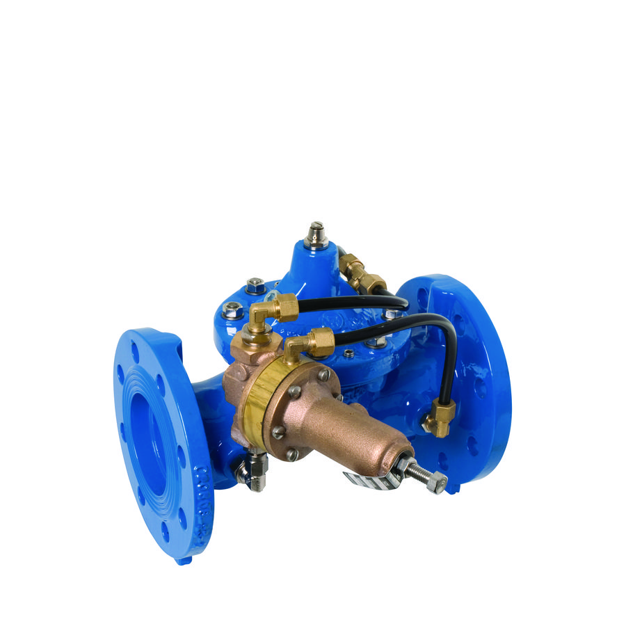 Voordrukhandhaaftoestel PR600 DN200 Geflensd PN10 Tmax 70gr.