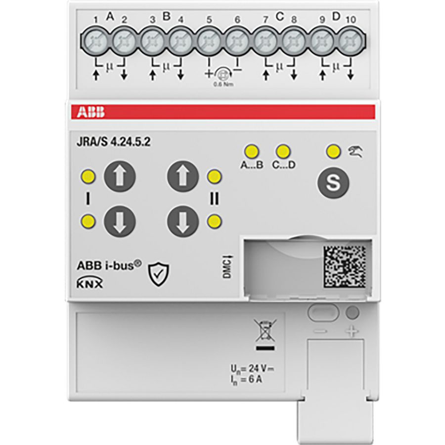 Jaloezie- en rolluikactuator Travel Det 4-f 24 V DC Man Op (JRA/S4.24.5.2)