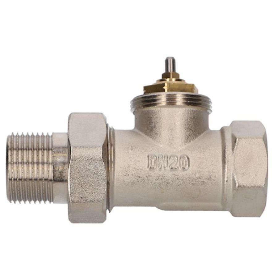 Thermostatisch ventiel 3/4" recht aanvoer