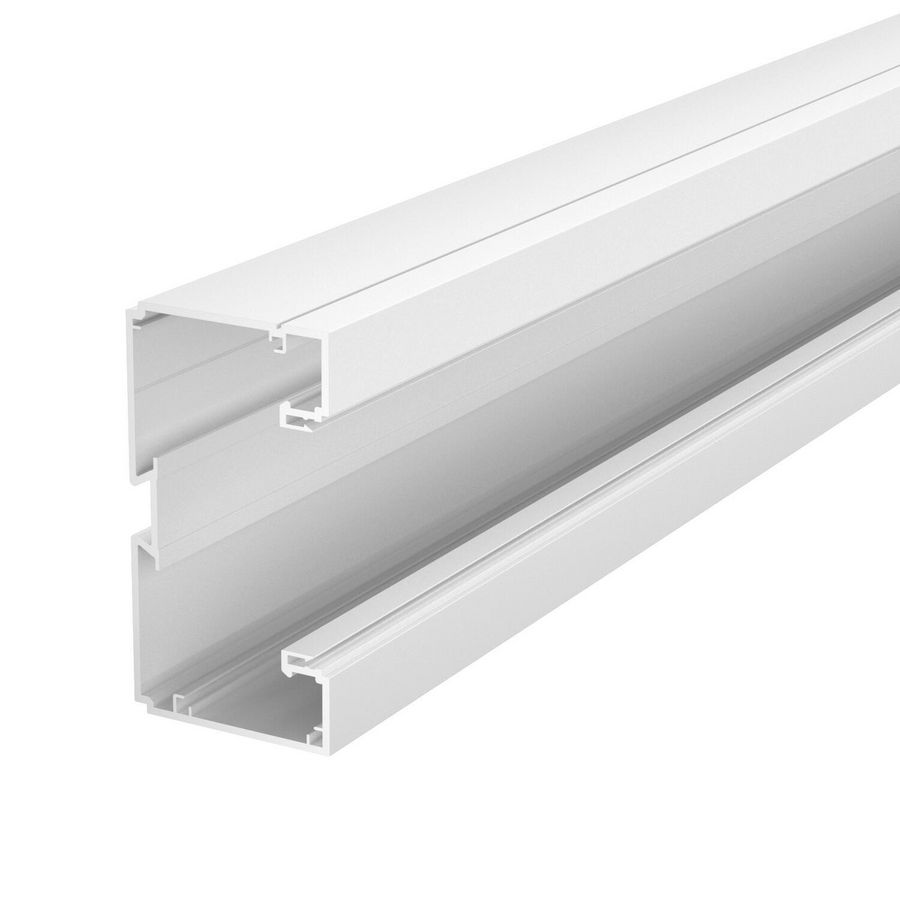 Lengte a 2m. Wandgoot SIGNA BASE 70x130 9010 puur wit
