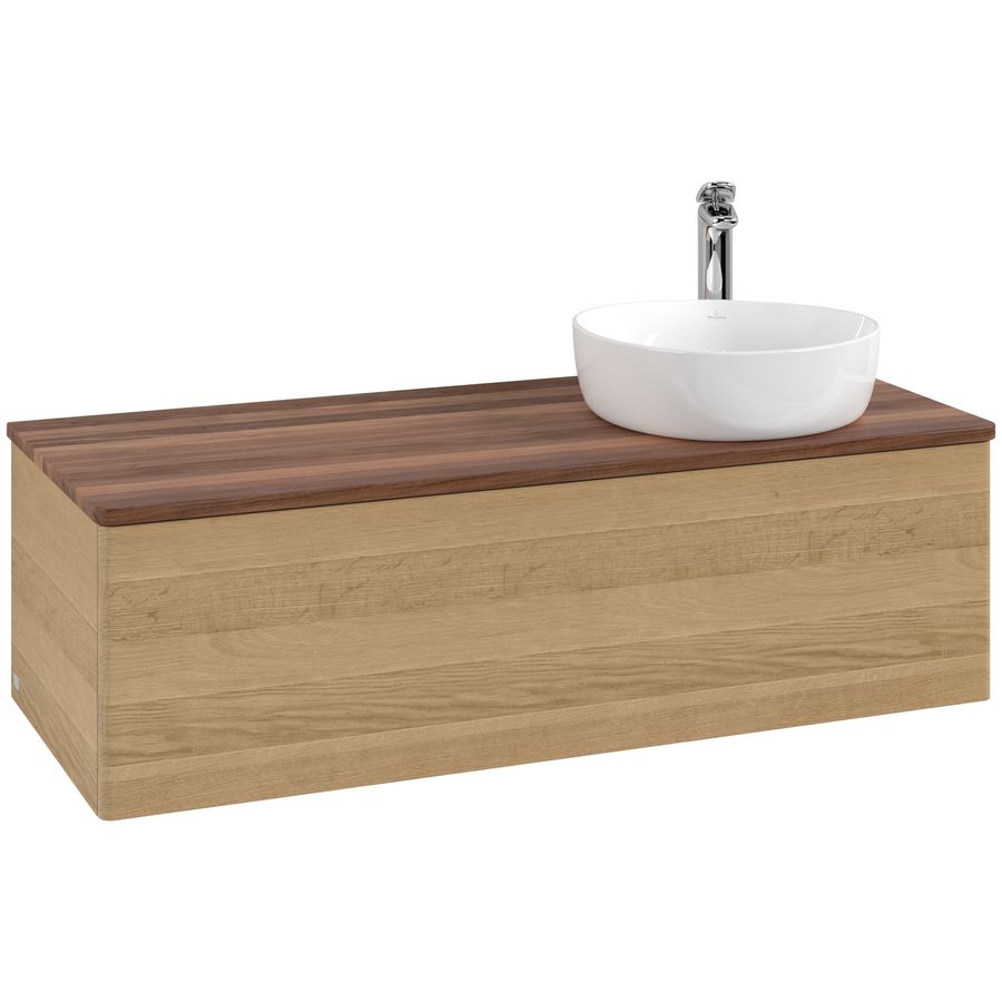 Wastafelonderkast Antao 1200x360x500mm Honey Oak L34052HN