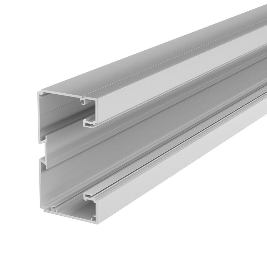 Lengte a 2m. Wandgoot SIGNA BASE 70x130 7035 lichtgrijs