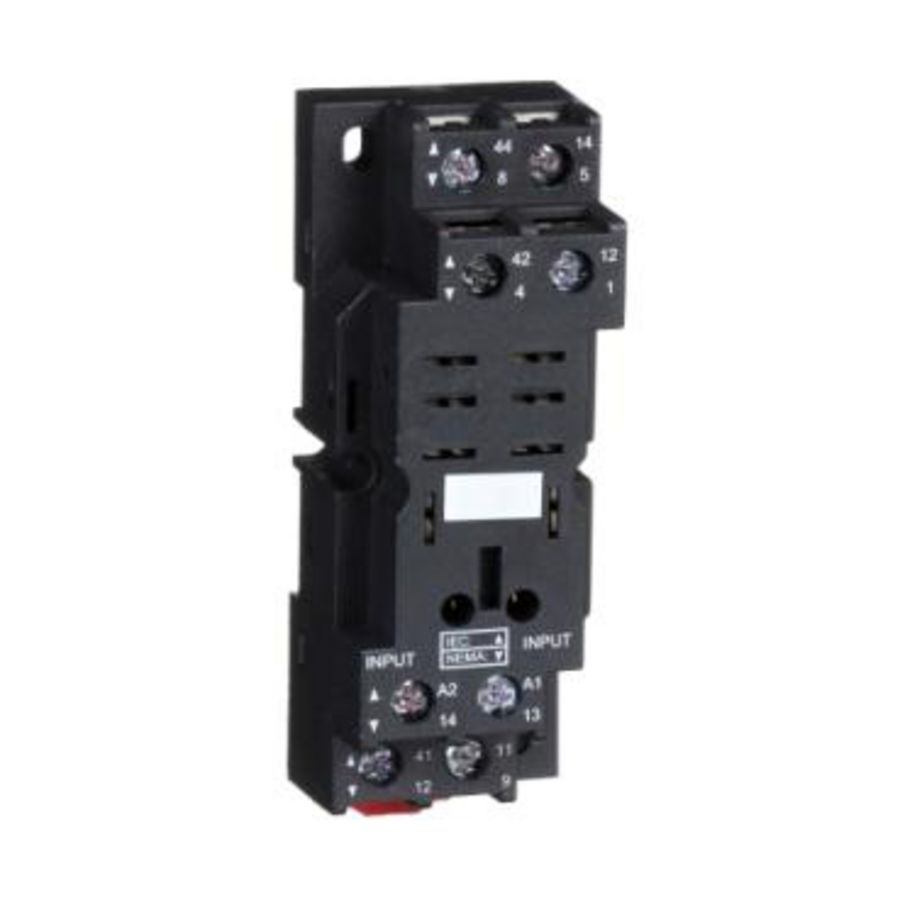 Relaisvoet Gemengde contacten 16A < 250V Schroef