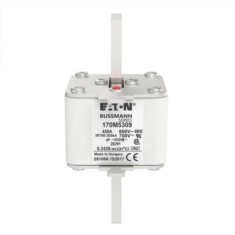 Zekering hoge snelheid 450A AC 690V 2 61x61x126mm aR VVE=3