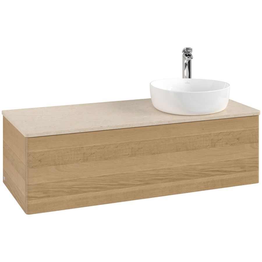 Wastafelonderkast Antao 1200x360x500mm Honey Oak L34053HN