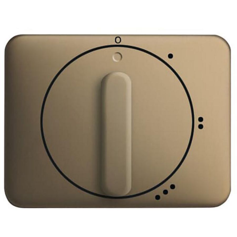 Centraalplaat v 3 standen schak 2710U a-brons (2542 DR/01-21)