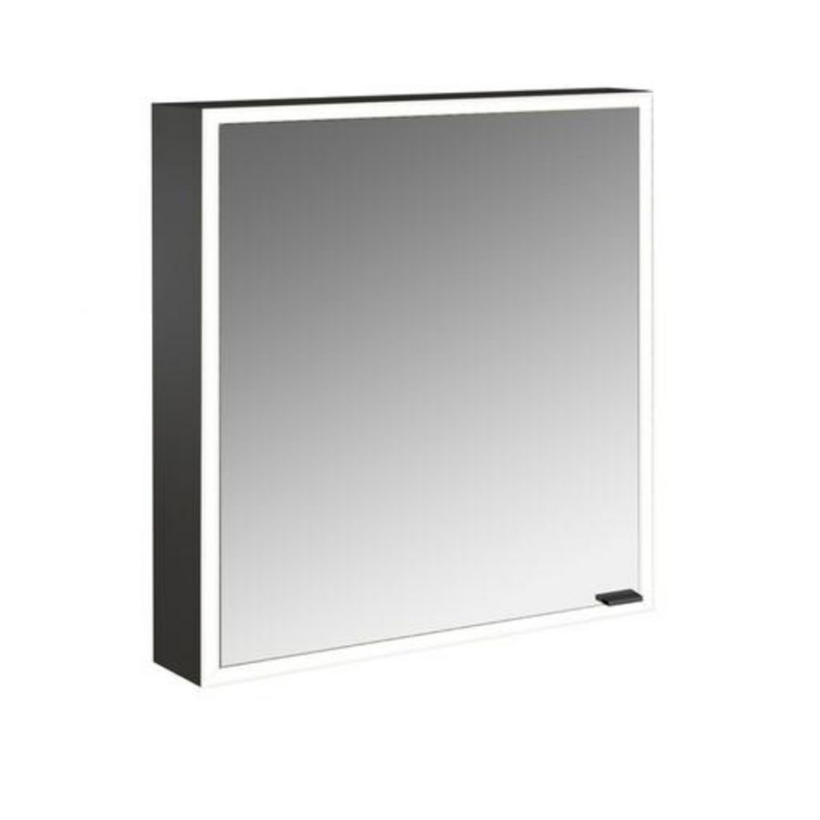 Spiegelkast Prime Facelift opbouw 600mm 1 deur Ip 20 Zw Li