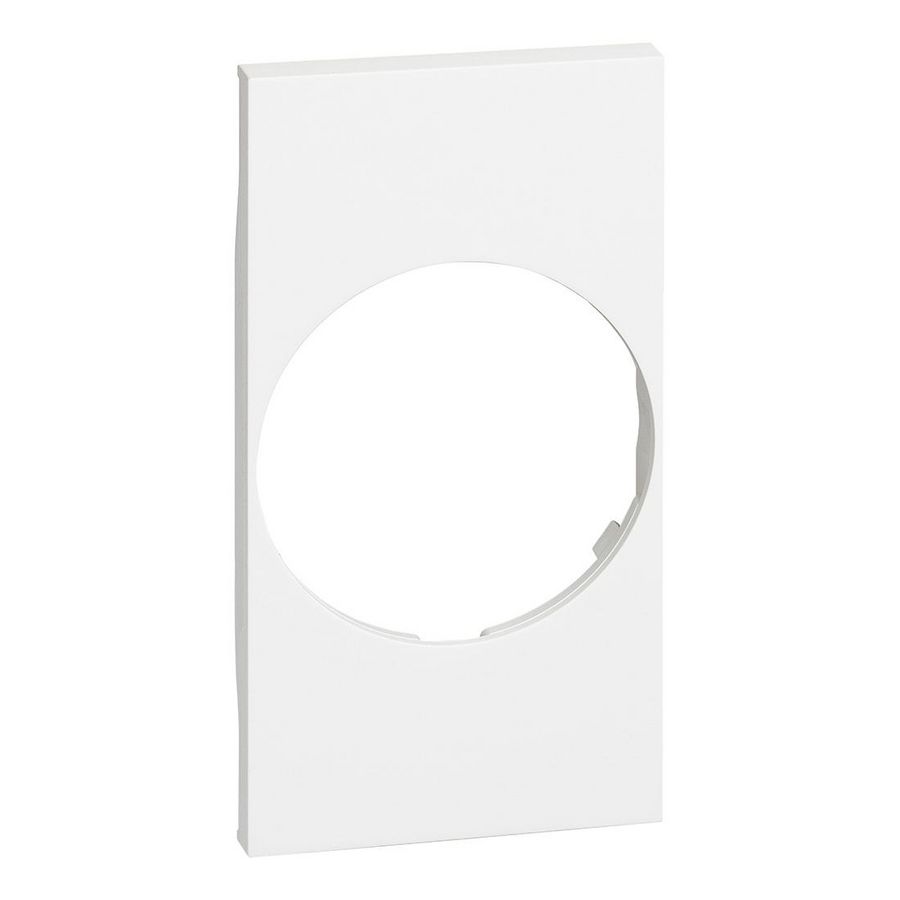 Afdekplaat contactdoos noodverlichting. wit 2 modulen LivingNow