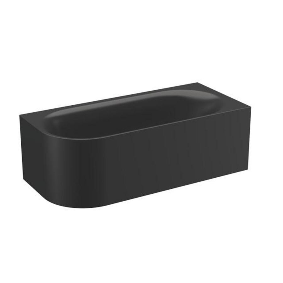 Bad BetteLux Oval V Silhouette 1750×800mm Slate