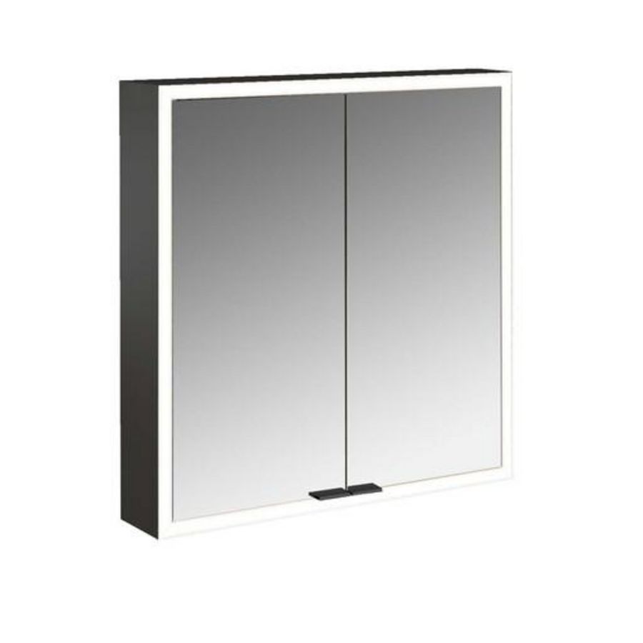 Spiegelkast Prime Facelift opbouw 600mm 2 deur Ip 20 Zw