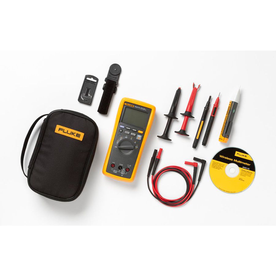 Wireless Digitale TRMS multimeter combokit met o.a. tas, TL2