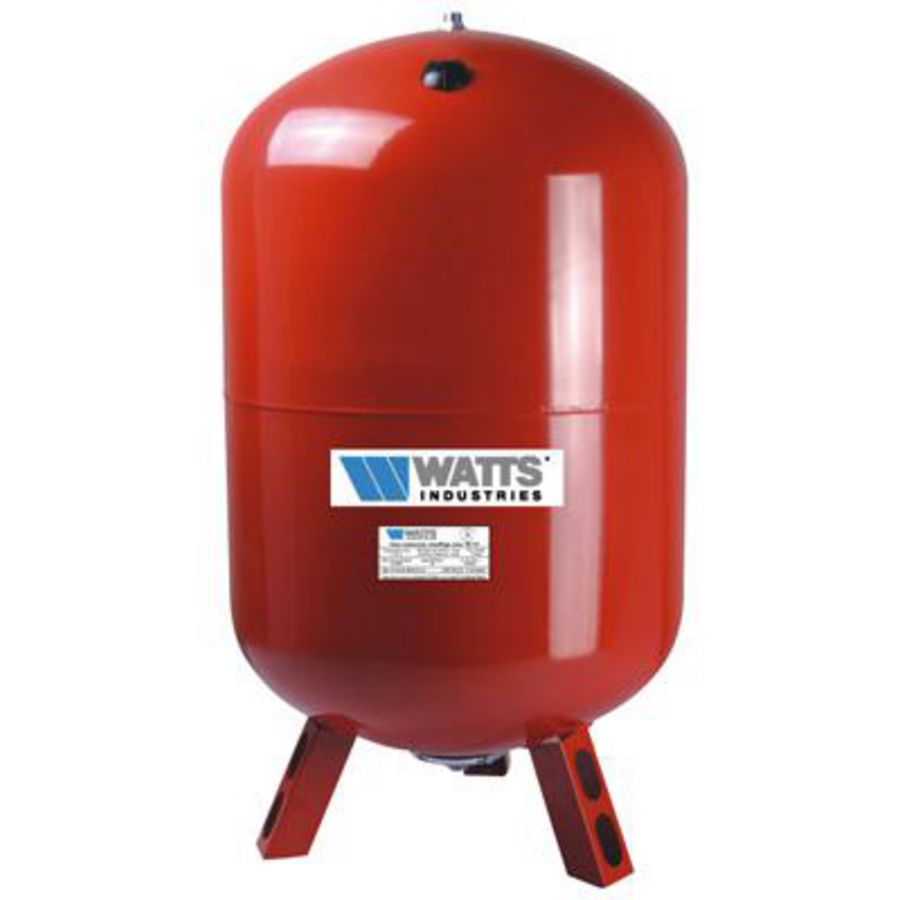 Expansievat verwarming op poten VRV80 2bar M 1" rood