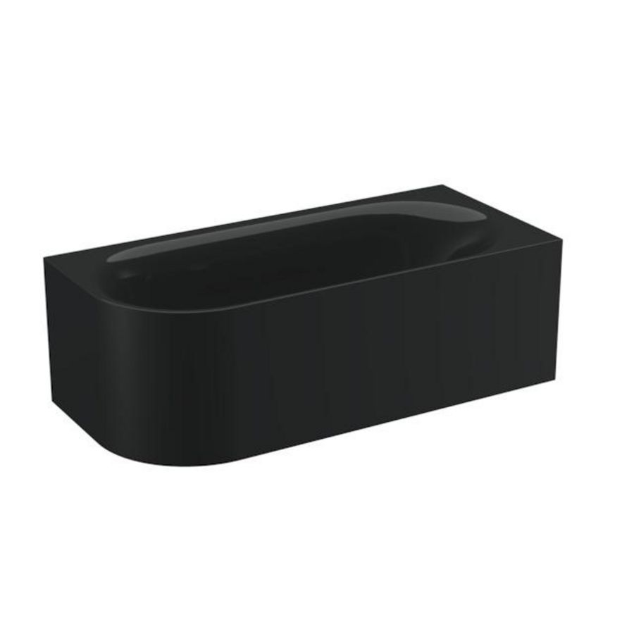Bad BetteLux Oval V Silhouette 1750×800mm Zwart