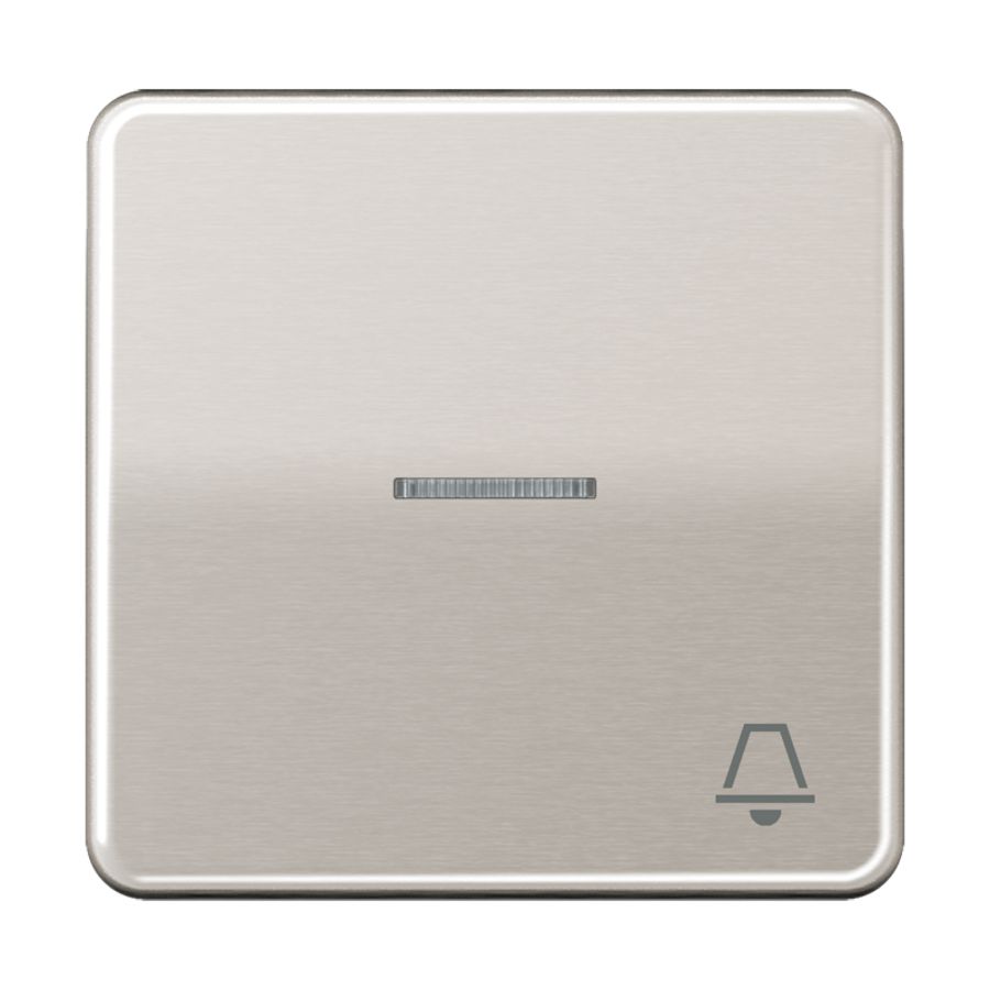 Schakelwip CD500 platin.met lens&bel symbool
