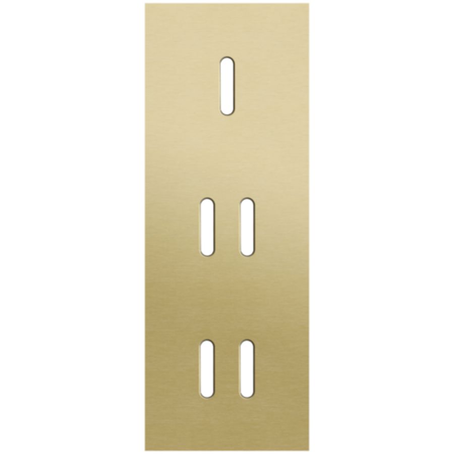 Afdekplaat 3-voud vertic. 71mm centerafst 227-56953