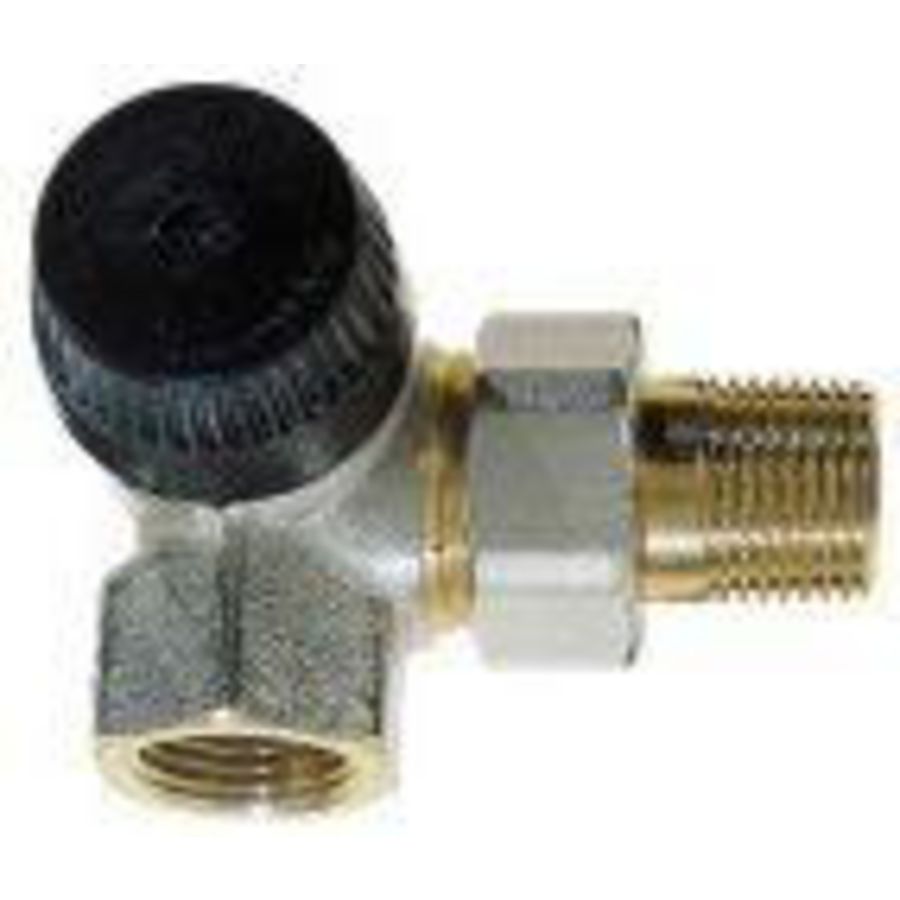 Thermostatische radiatorafsluiter DH links 1/2" VVE=10