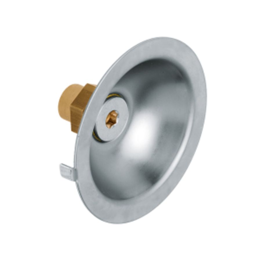 Gevelkom RVS 1/2" bi.dr.x15 mm