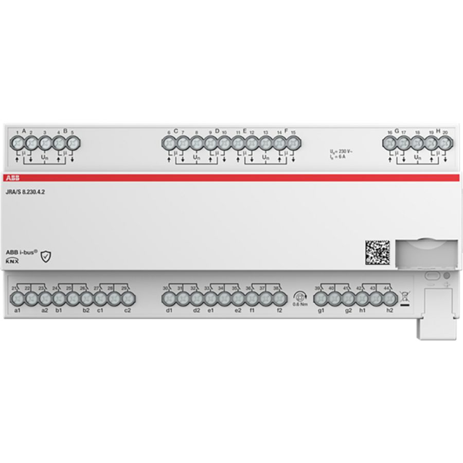 Jaloezie- en rolluikactuator Travel Det Bin ingang 8-f 230 V (JRA/S8.230.4.2)