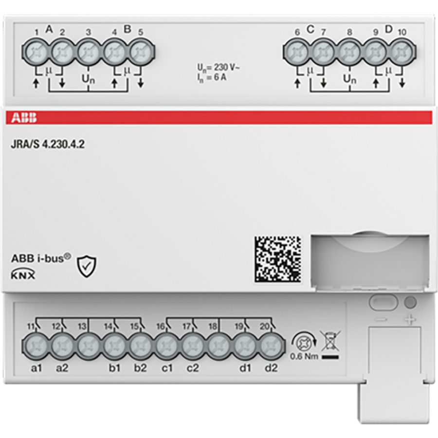 Jaloezie- en rolluikactuator Travel Det Bin ingang 4-f 230 V (JRA/S4.230.4.2)