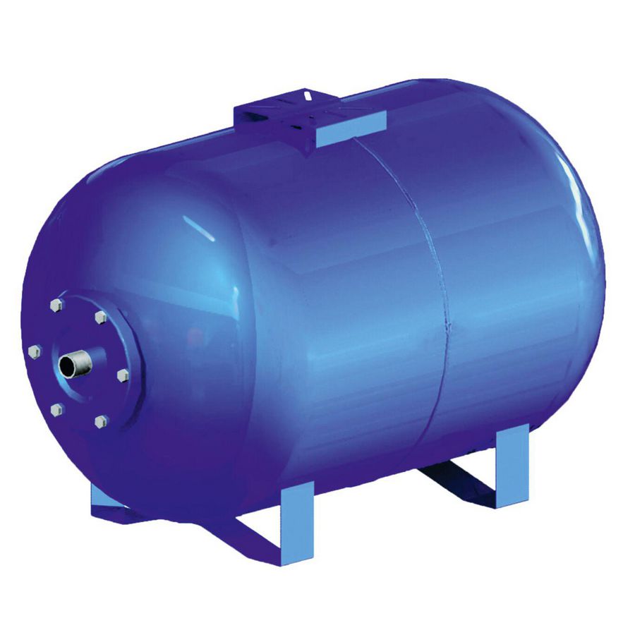 Expansievat sanitair poten AFES100 M 1" horizontaal blauw
