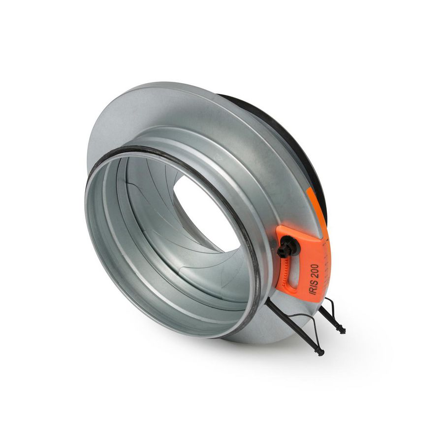 Irisklep / volumeregelaar ID 200mm vv KEN-LOK