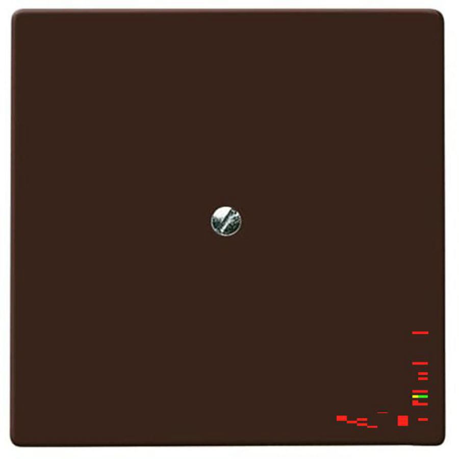 Centraalplaat blinde inb draag met draagraam IP44 A-w bruin (2138-31)