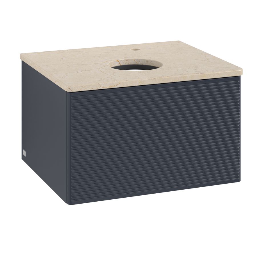 Wastafelonderkast Antao 600x360x500mm Mid.Blue Matt Lacquer K29153HG