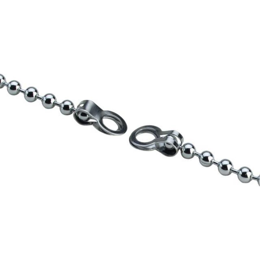 Kogelketting 300 messing/verchroomd VVE=10000