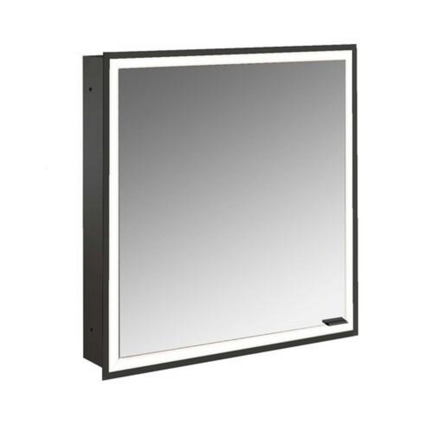 Spiegelkast Prime Facelift inbouw 600mm 1 deur Ip 20 Zw Li